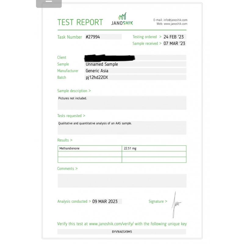 Dianabol 25 - Methandienone by Generic Asia