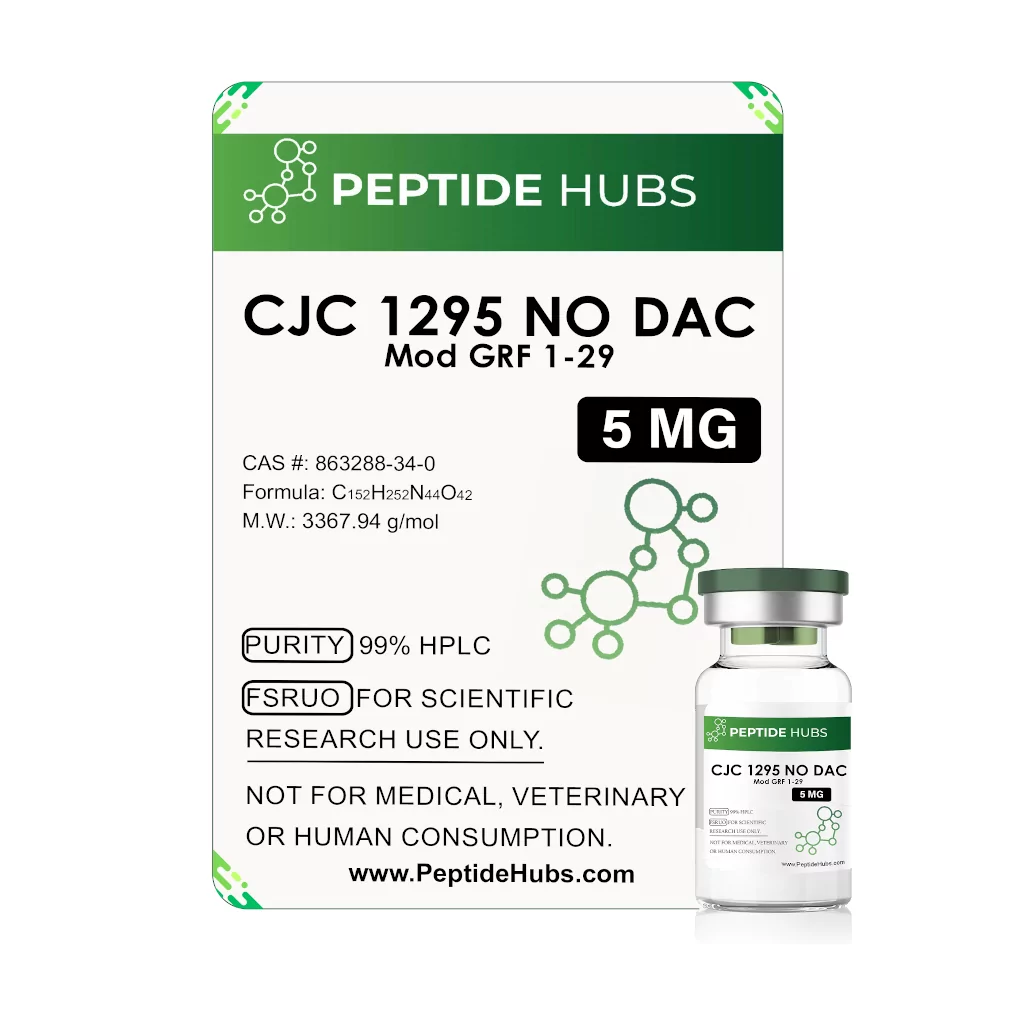 CJC-1295 No DAC 5 mg - CJC-1295 Injection by Peptide Hubs