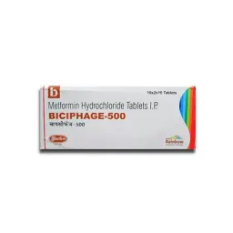 Biciphage-500 - Metformin by Skymap Pharmaceuticals Pvt. Ltd.