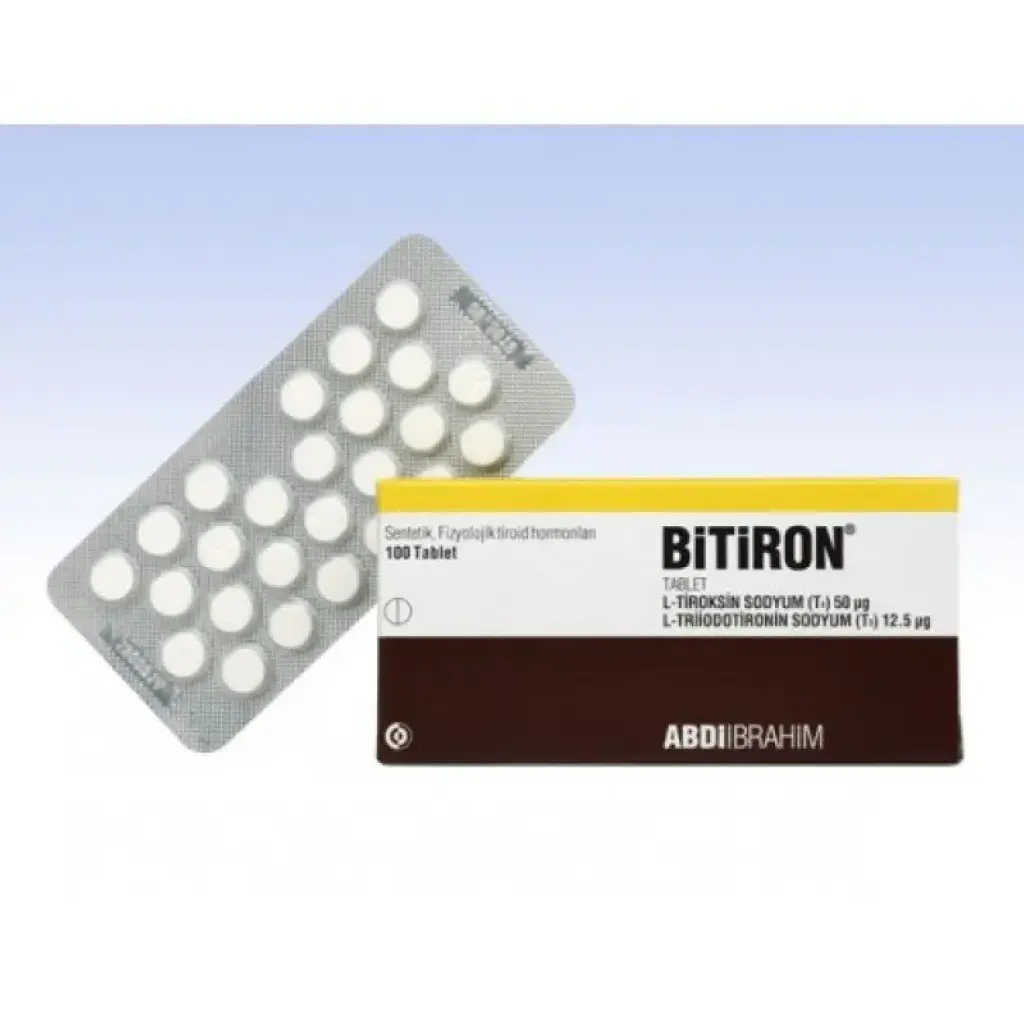 Bitiron - Levothyroxine,Liothyronine by Abdi Ibrahim, Turkey Bitiron - Levothyroxine,Liothyronine by Abdi Ibrahim, Turkey