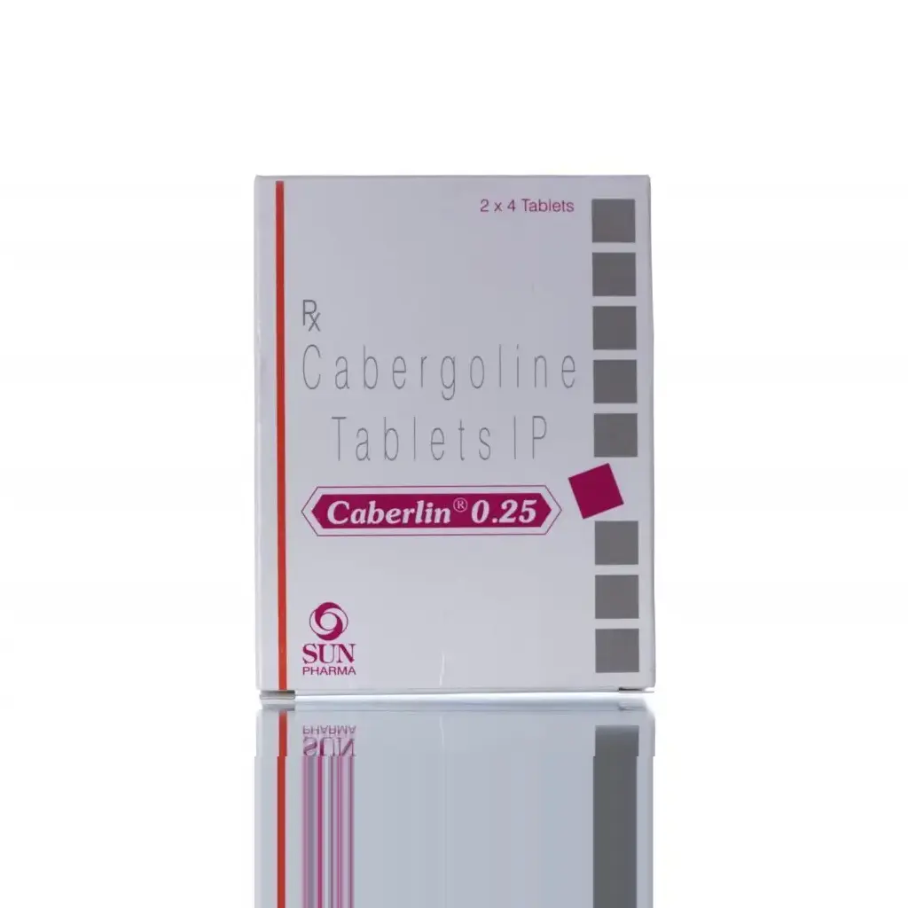Caberlin 0.25 - Cabergoline by Sun Pharma, India Caberlin 0.25 - Cabergoline by Sun Pharma, India