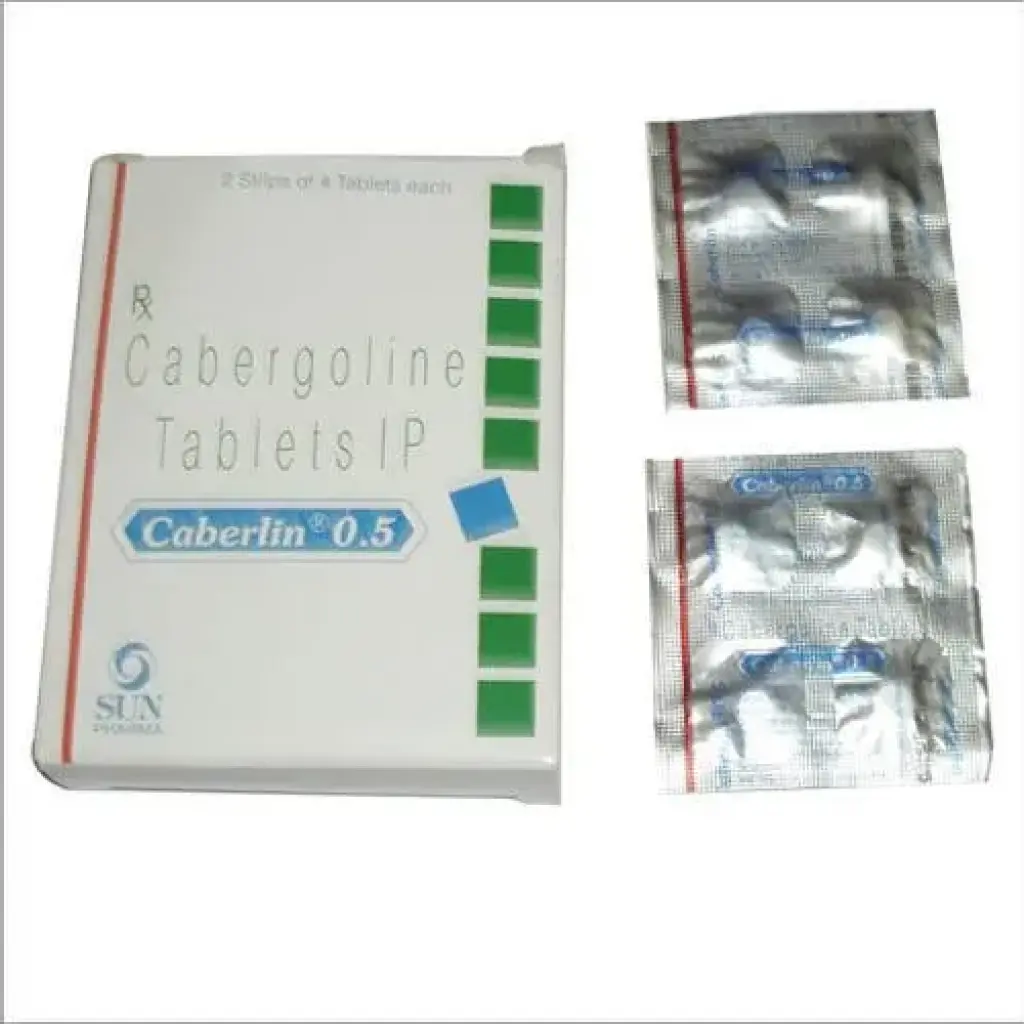 Caberlin 0.5 - Cabergoline by Sun Pharma, India