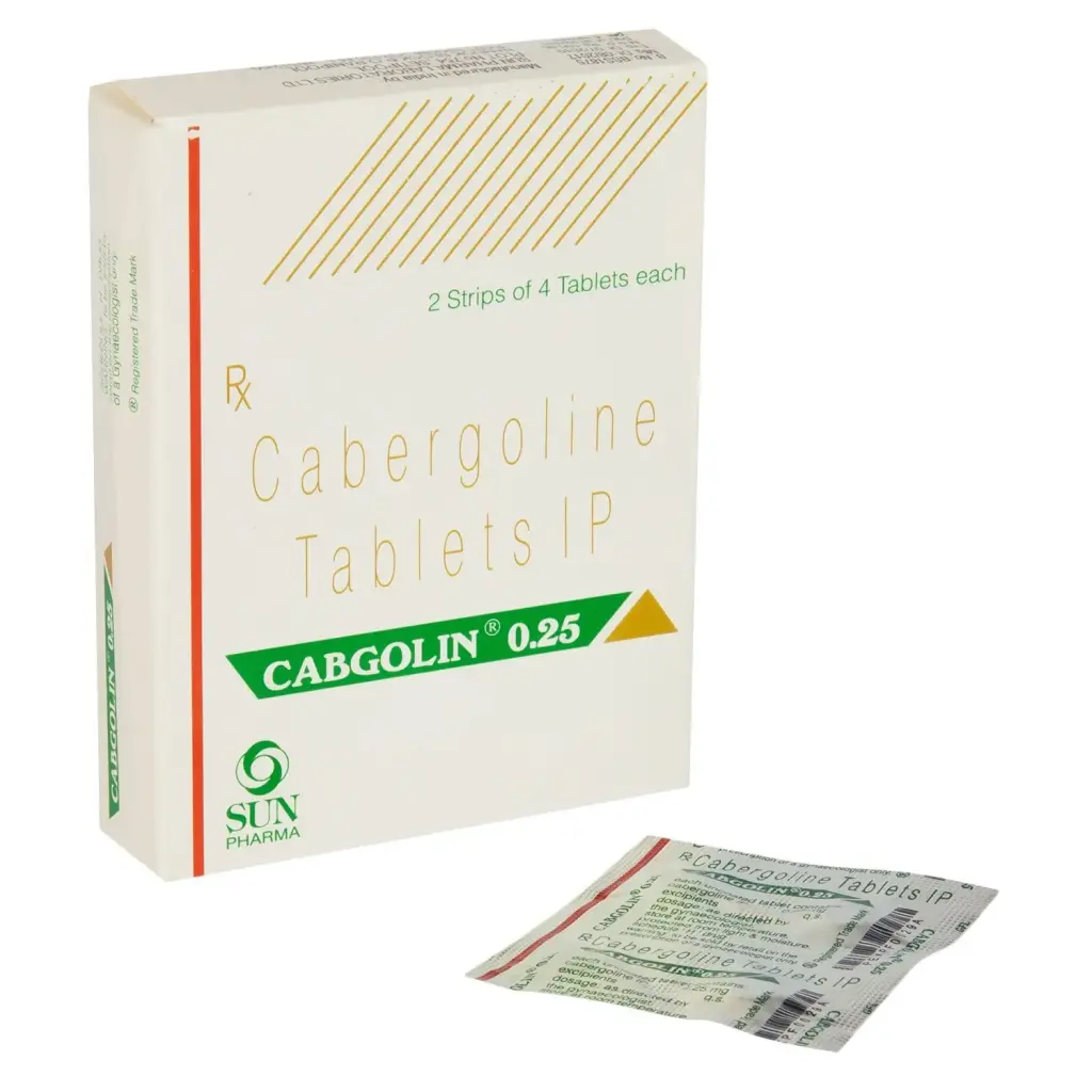 Cabgolin 0.25 - Cabergoline by Sun Pharma, India Cabgolin 0.25 - Cabergoline by Sun Pharma, India