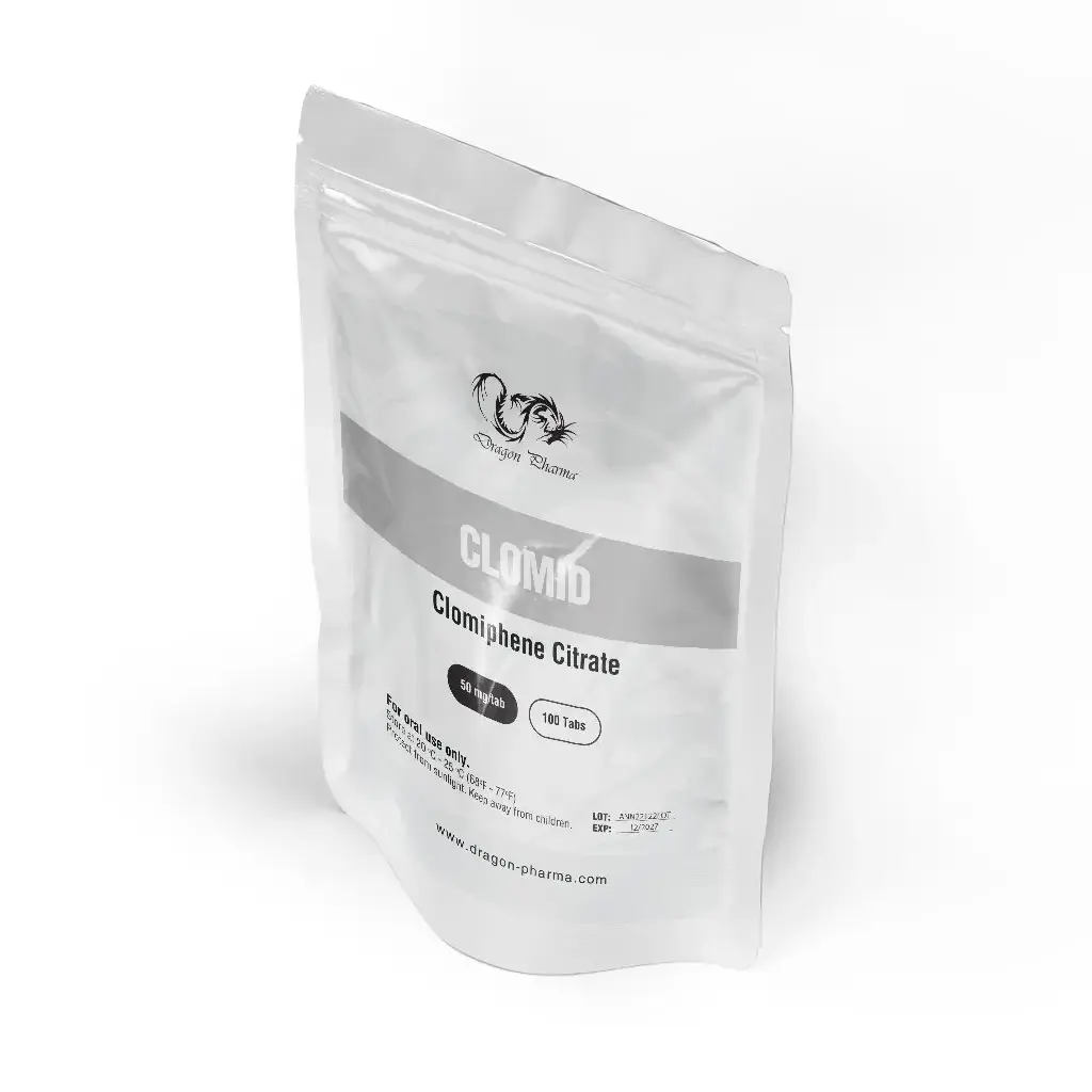 Clomid 50 mg - Clomiphene Citrate by Dragon Pharma, Europe Clomid 50 mg - Clomiphene Citrate by Dragon Pharma, Europe