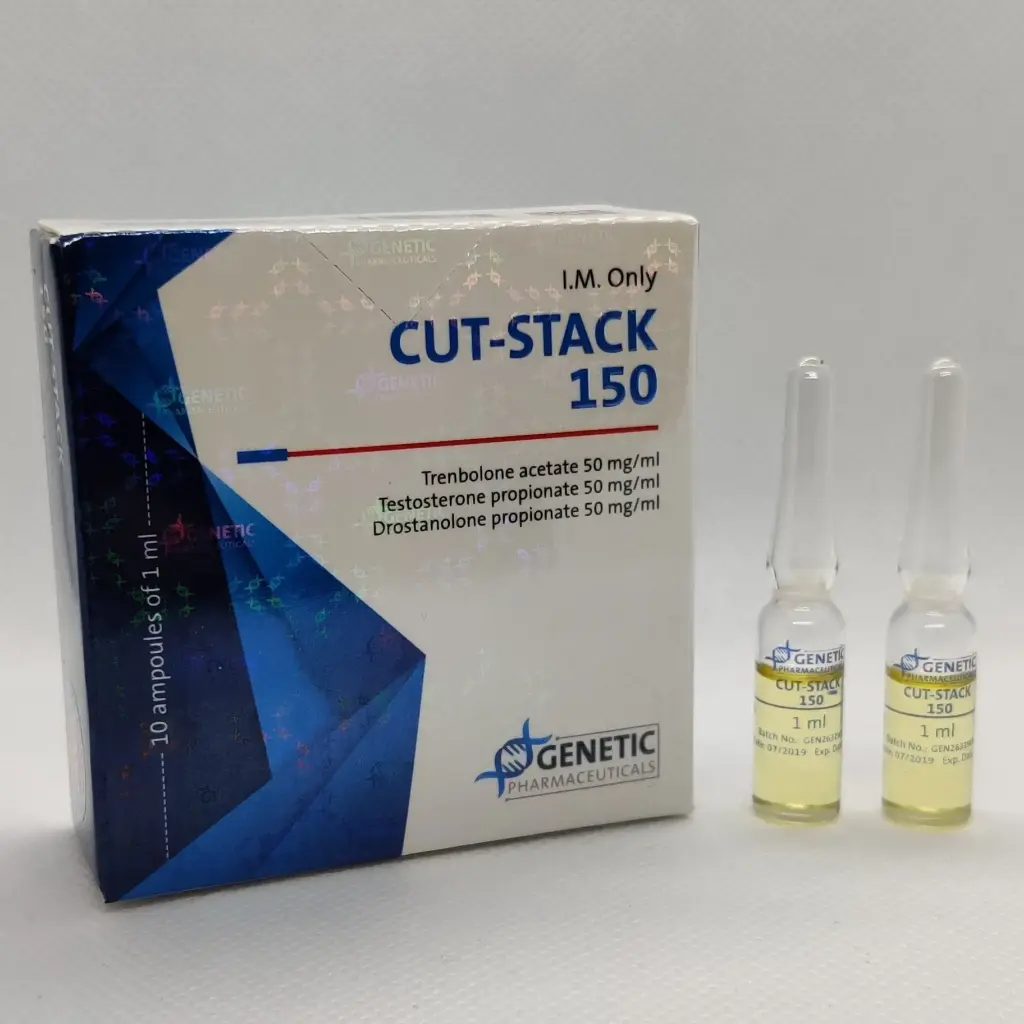 Cut-Stack 150 - Drostanolone Propionate,Testosterone Propionate,Trenbolone Acetate by Genetic Pharmaceuticals Cut-Stack 150 - Drostanolone Propionate,Testosterone Propionate,Trenbolone Acetate by Genetic Pharmaceuticals