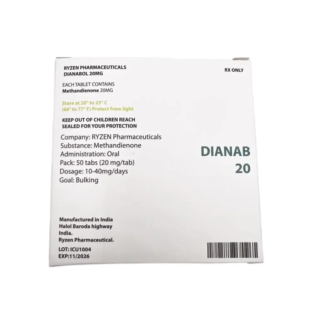 Dianab 20 - Methandienone by Ryzen Pharmaceuticals Dianab 20 - Methandienone by Ryzen Pharmaceuticals