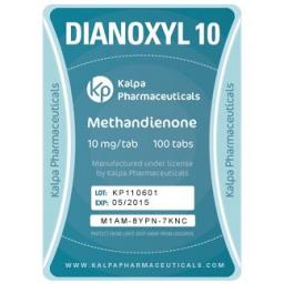 Dianoxyl 10mg - Methandienone - Kalpa Pharmaceuticals LTD, India