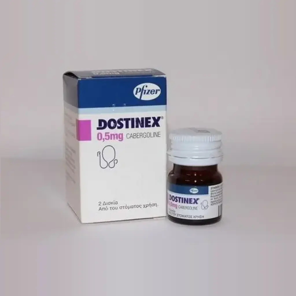 Dostinex 0.5 (2 tabs) - Cabergoline by Pfizer Dostinex 0.5 (2 tabs) - Cabergoline by Pfizer