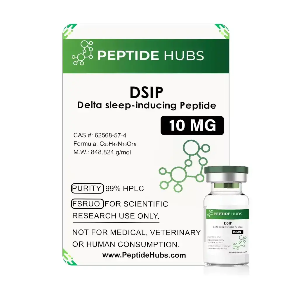 DSIP 10 mg - Delta sleep-inducing peptide by Peptide Hubs