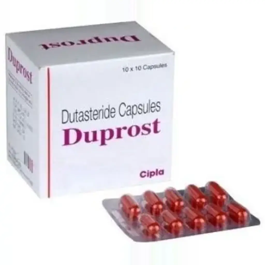 Duprost 0.5 mg - Dutasteride by Cipla, India Duprost 0.5 mg - Dutasteride by Cipla, India