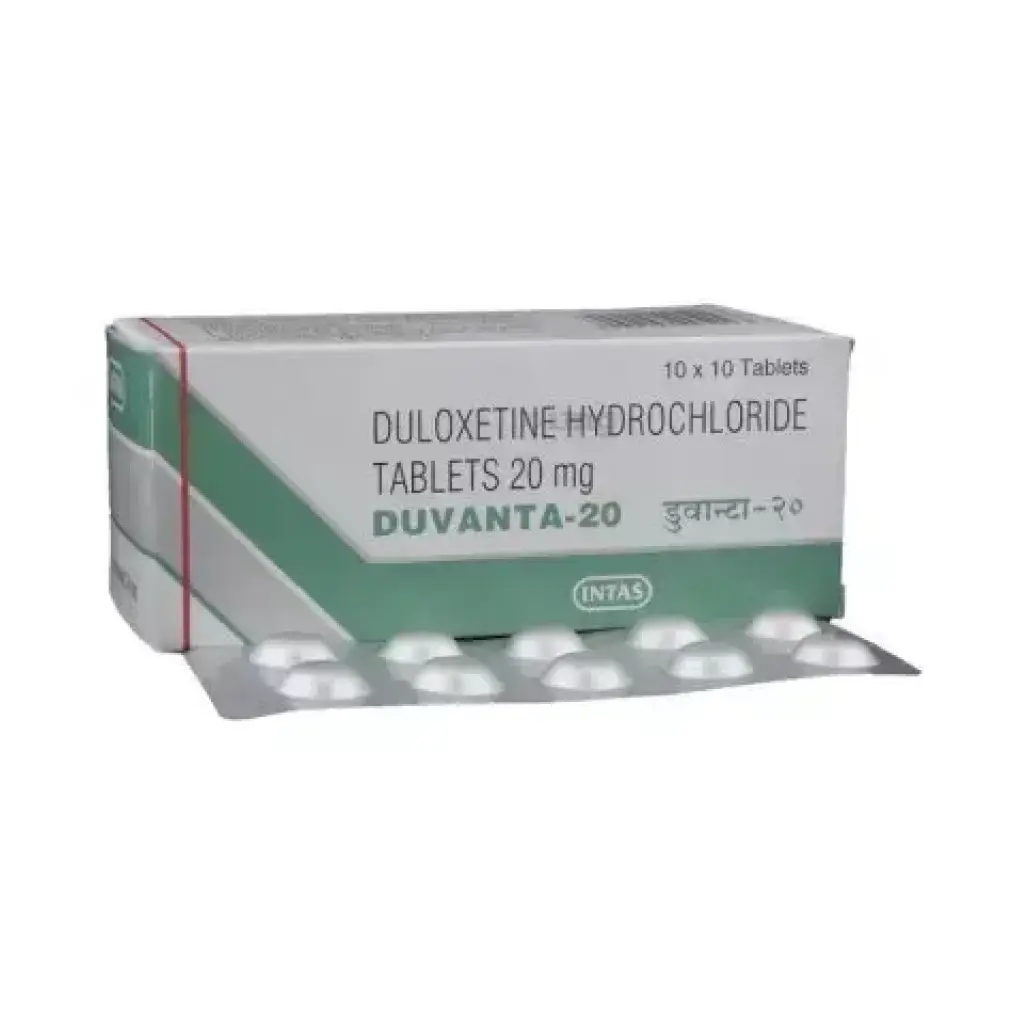 Duvanta-20 - Duloxetine by Intas Pharmaceuticals Ltd.