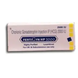 Fertigyn 2000 IU - Human Chorionic Gonadotropin by Sun Pharma, India