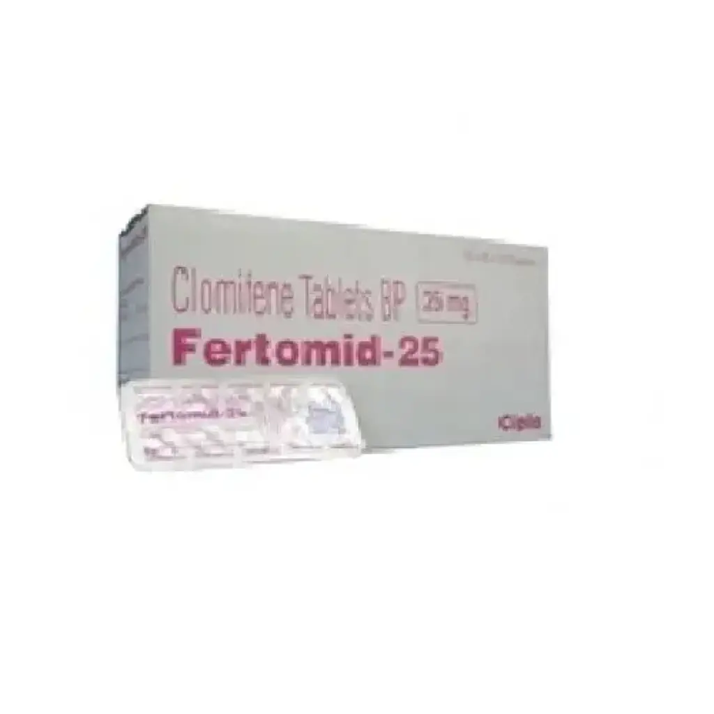 Fertomid 25mg - Clomiphene by Cipla, India Fertomid 25mg - Clomiphene by Cipla, India