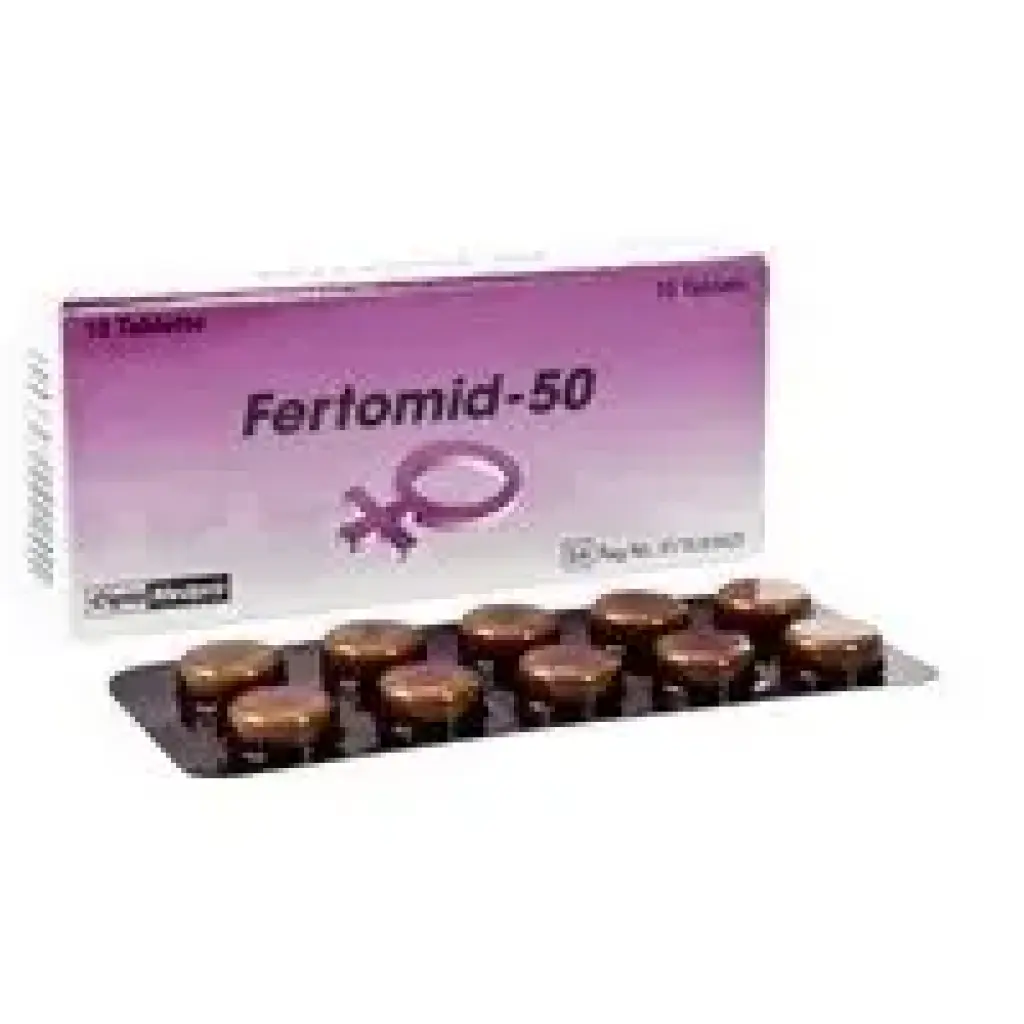 Fertomid 50mg - Clomiphene by Cipla, India Fertomid 50mg - Clomiphene by Cipla, India