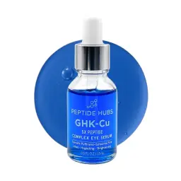 GHK-Cu Eye Serum - Aqua,Glycerin,Propanediol,a 5X Peptide Complex,Caffeine by Peptide Hubs