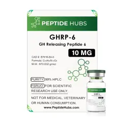 GHRP-6 10 mg - GHRP-6 by Peptide Hubs