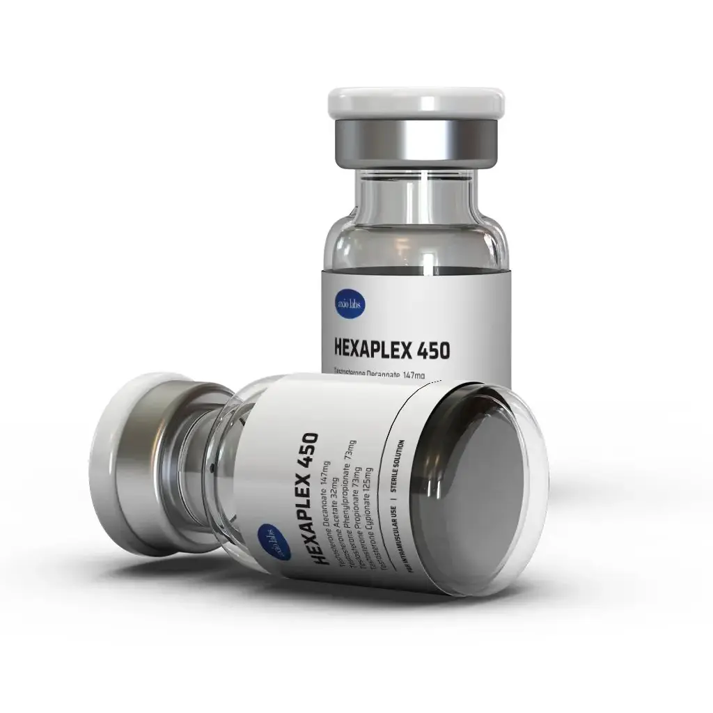 Hexaplex 450 mg - Testosterone Acetate,Testosterone Decanoate,Testosterone Propionate,Testosterone Phenylpropionate,Testosterone Cypionate by Axiolabs Hexaplex 450 mg - Testosterone Acetate,Testosterone Decanoate,Testosterone Propionate,Testosterone Phenylpropionate,Testosterone Cypionate by Axiolabs