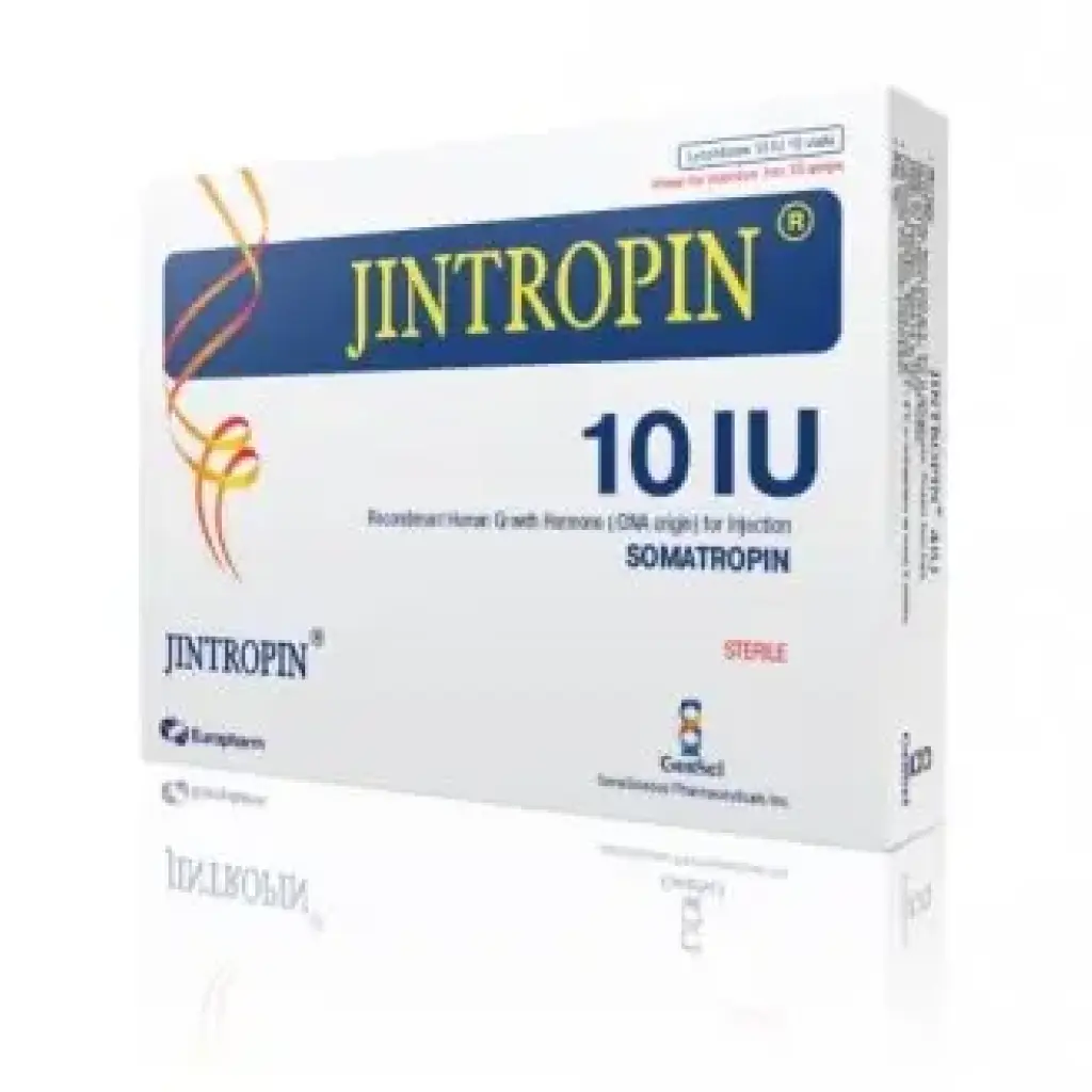 Jintropin 10 IU - Human Growth Hormone by Europharm