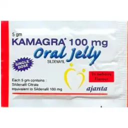 Kamagra Oral Jelly - Strawberry -  by Ajanta Pharma, India