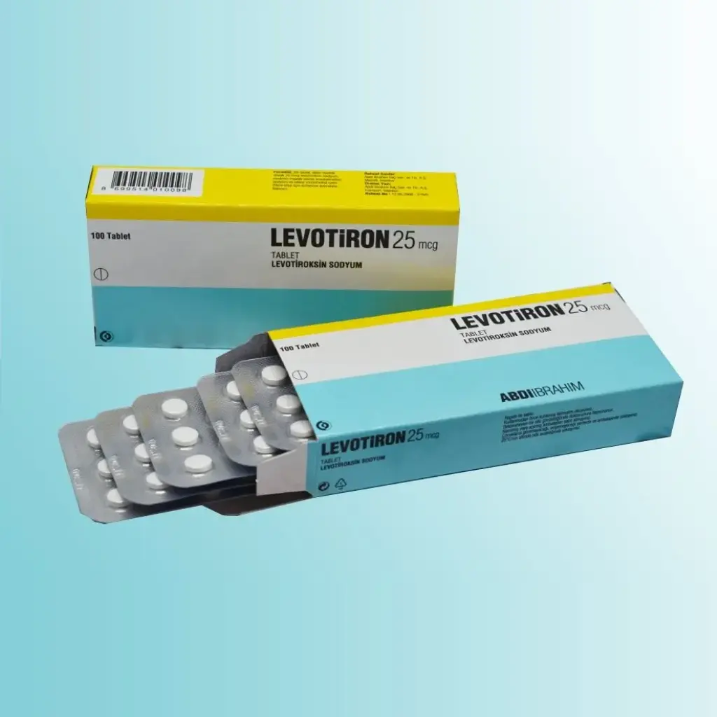 Levotiron 25 mcg - Levothyroxine Sodium by Abdi Ibrahim, Turkey