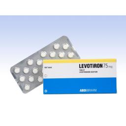 Levotiron 75mcg - Levothyroxine Sodium - Abdi Ibrahim, Turkey