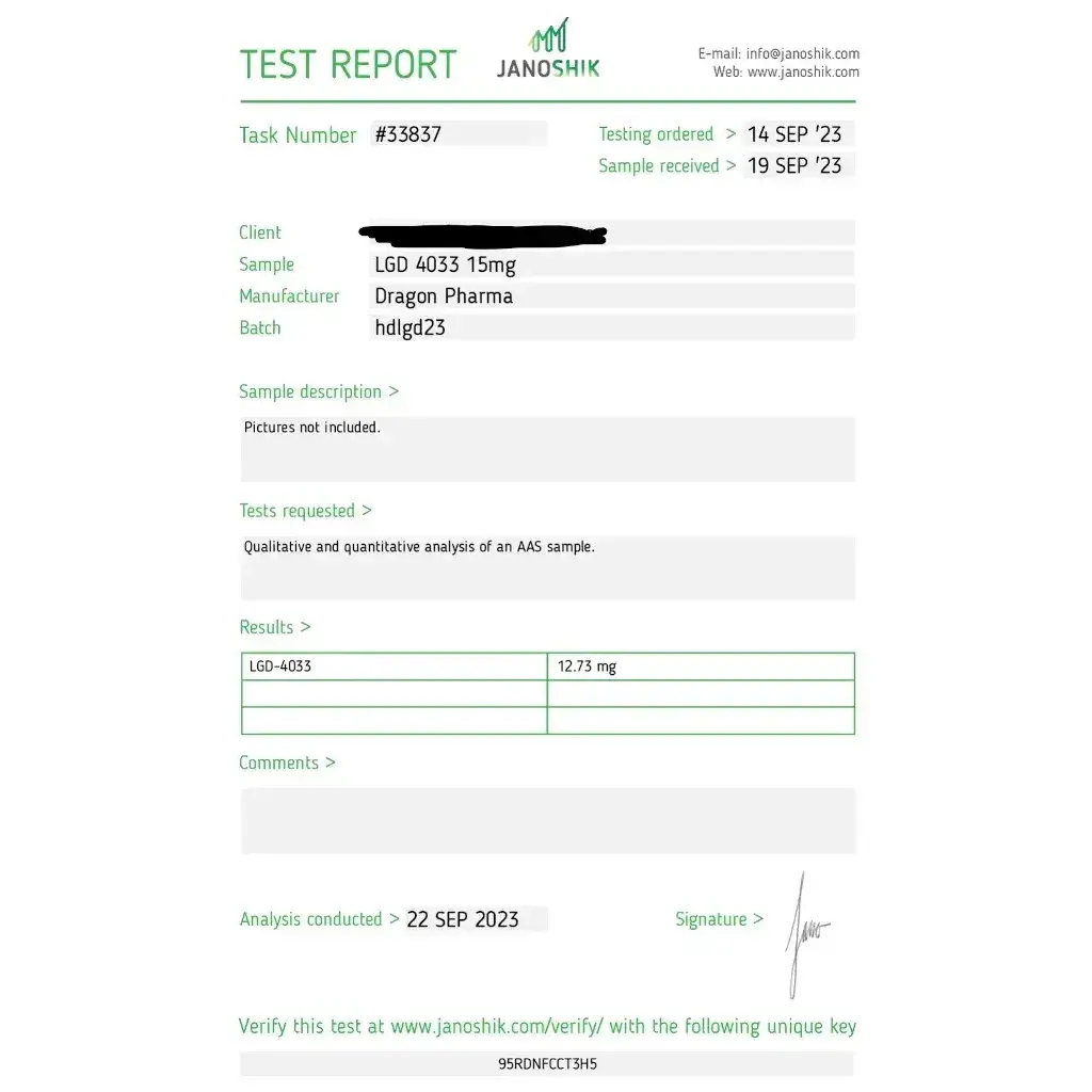 LGD 4033 - Ligandrol by Dragon Pharma, Europe LGD 4033 - Ligandrol by Dragon Pharma, Europe