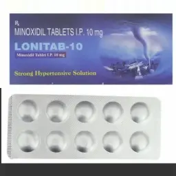 Lonitab 10 mg - Minoxidil by Intas Pharmaceuticals Ltd.