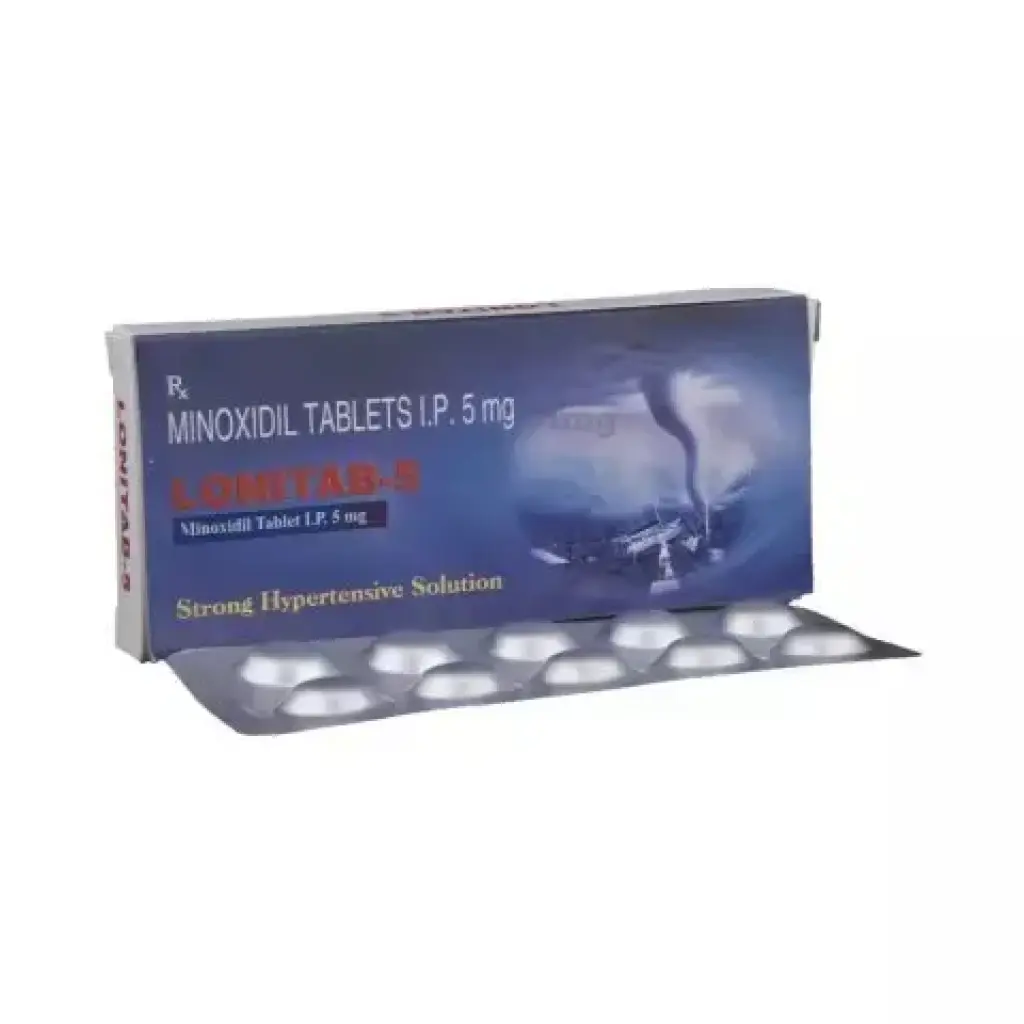 Lonitab 5 mg - Minoxidil by Intas Pharmaceuticals Ltd. Lonitab 5 mg - Minoxidil by Intas Pharmaceuticals Ltd.