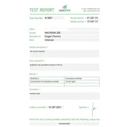 Masteron 200 mg - Drostanolone Enanthate by Dragon Pharma, Europe