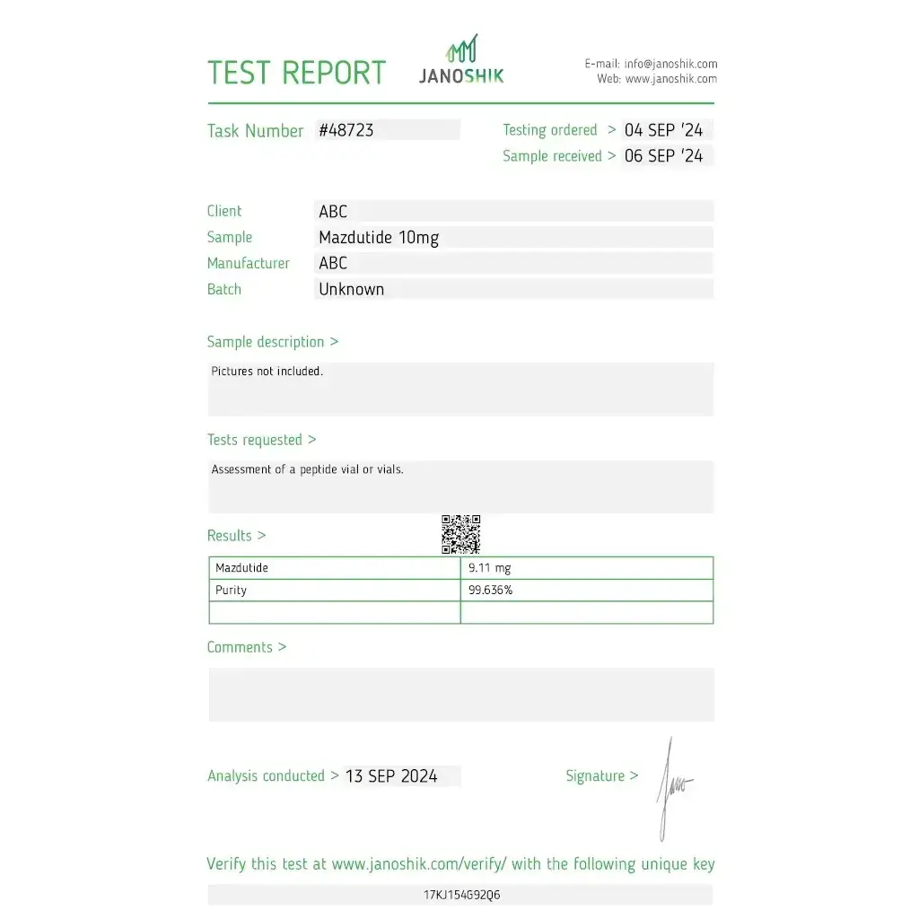 Mazdutide 10 mg - Mazdutide by Stealth Labs Mazdutide 10 mg - Mazdutide by Stealth Labs