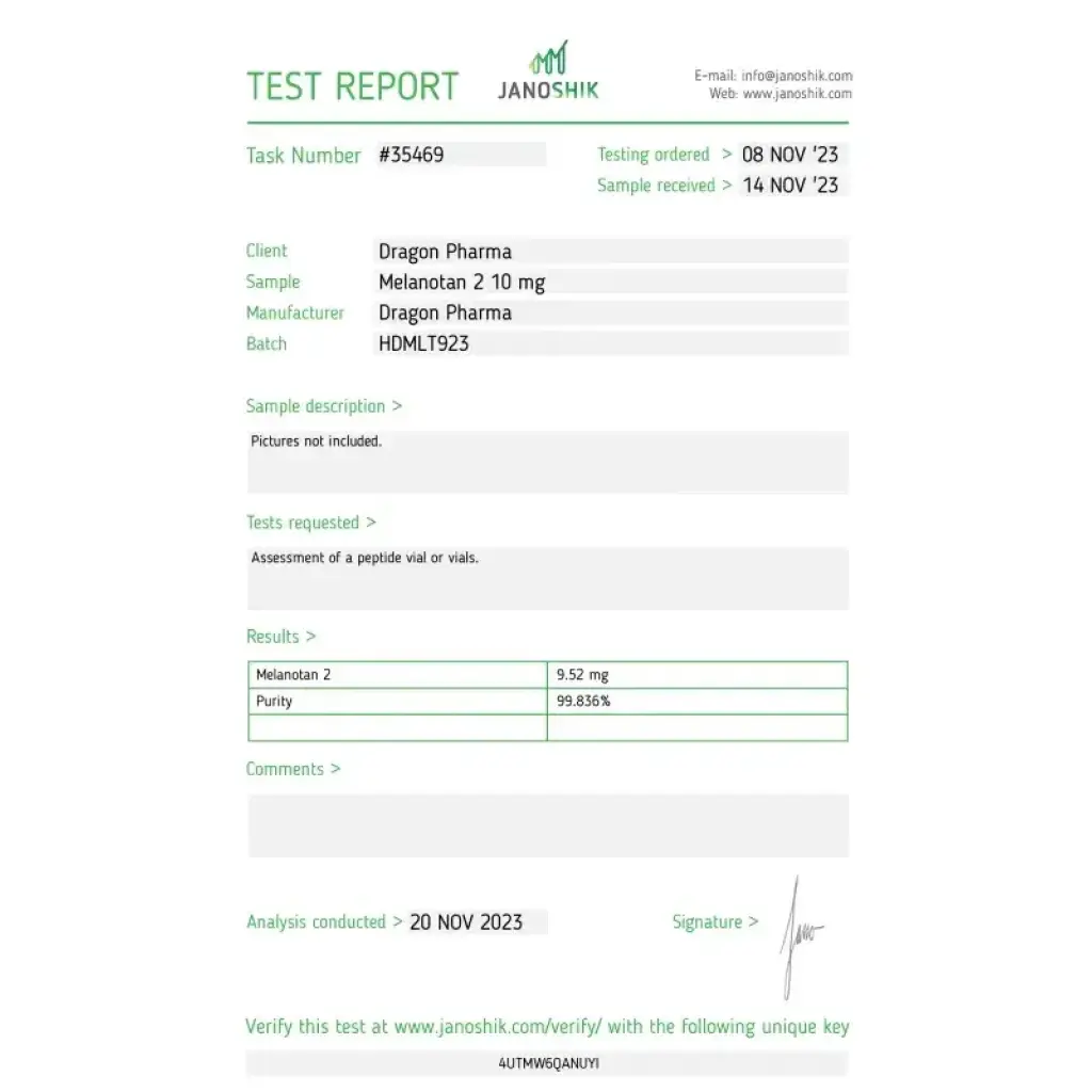 Melanotan 2 10 mg - Melanotan by Dragon Pharma, Europe Melanotan 2 10 mg - Melanotan by Dragon Pharma, Europe