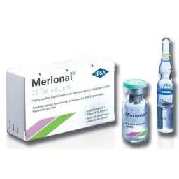 Merional HMG 75 IU - Human Menopausal Gonadotropin by IBSA, Turkey
