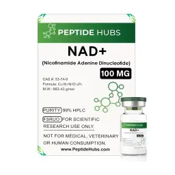 NAD+ 100 mg - Nicotinamide Adenine Dinucleotide by Peptide Hubs