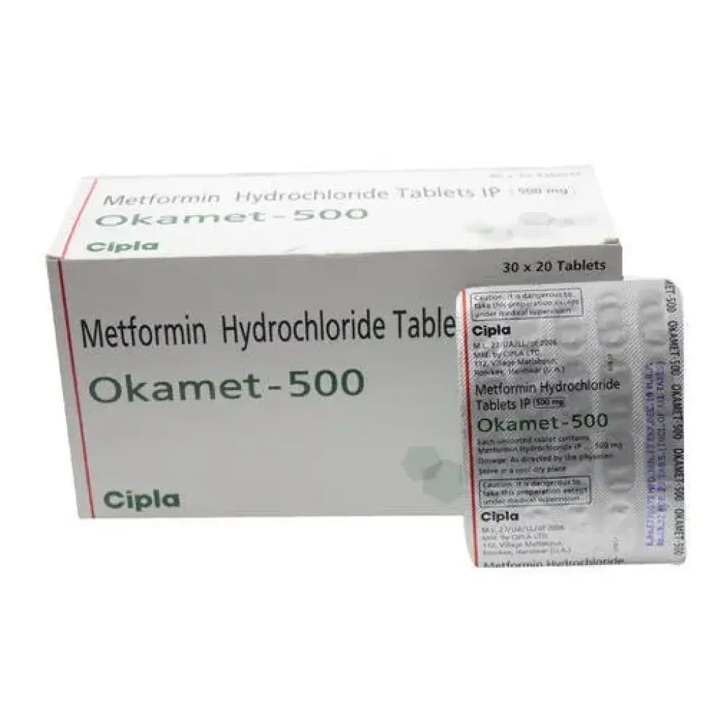 Okamet-500 - Metformin Hydrochloride by Cipla, India Okamet-500 - Metformin Hydrochloride by Cipla, India