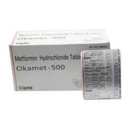 Okamet-500 - Metformin Hydrochloride by Cipla, India