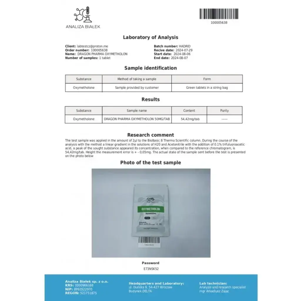Oxymetholone 50 mg - Oxymetholone by Dragon Pharma, Europe Oxymetholone 50 mg - Oxymetholone by Dragon Pharma, Europe