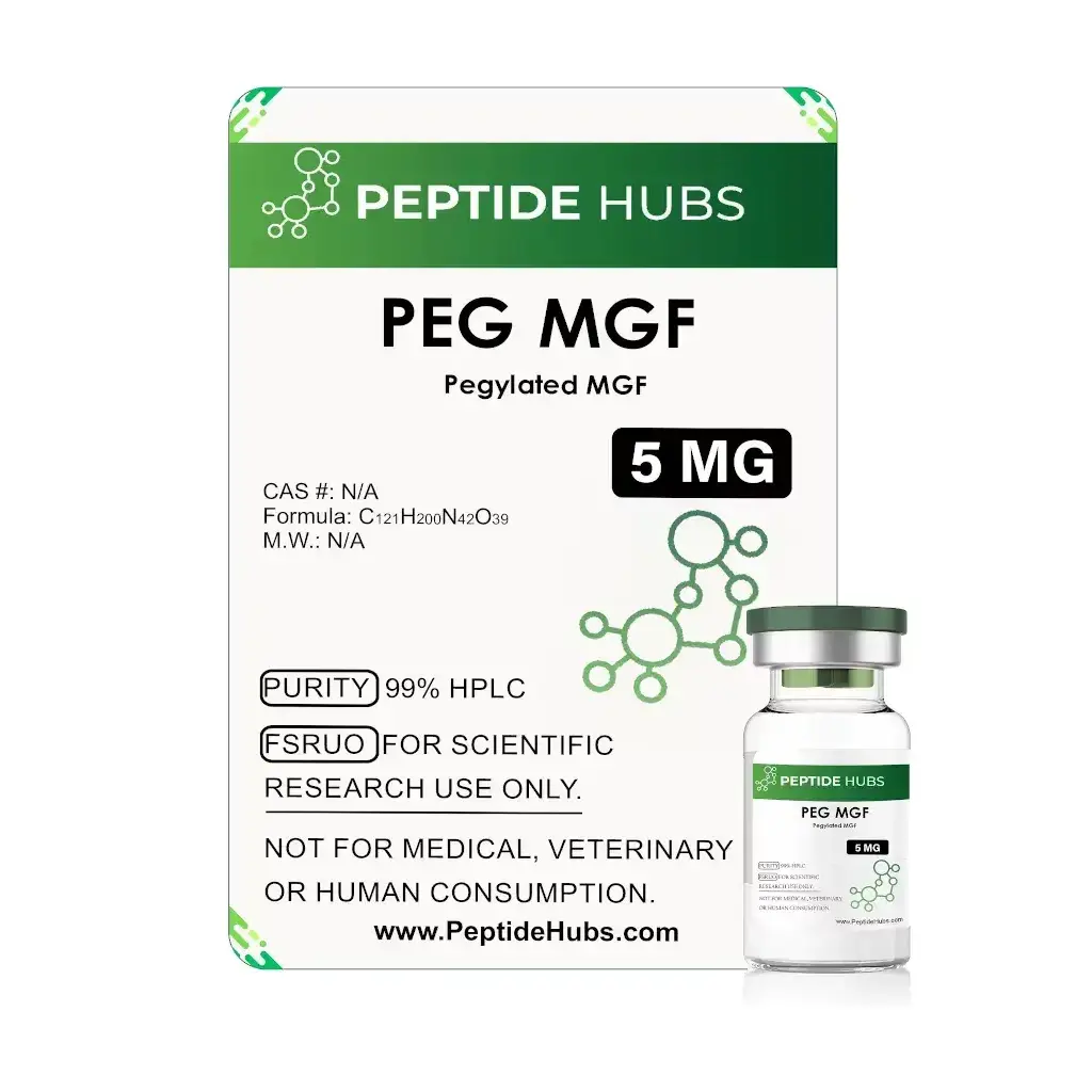 PEG MGF 5 mg - Pegylated Mechano Growth Factor by Peptide Hubs