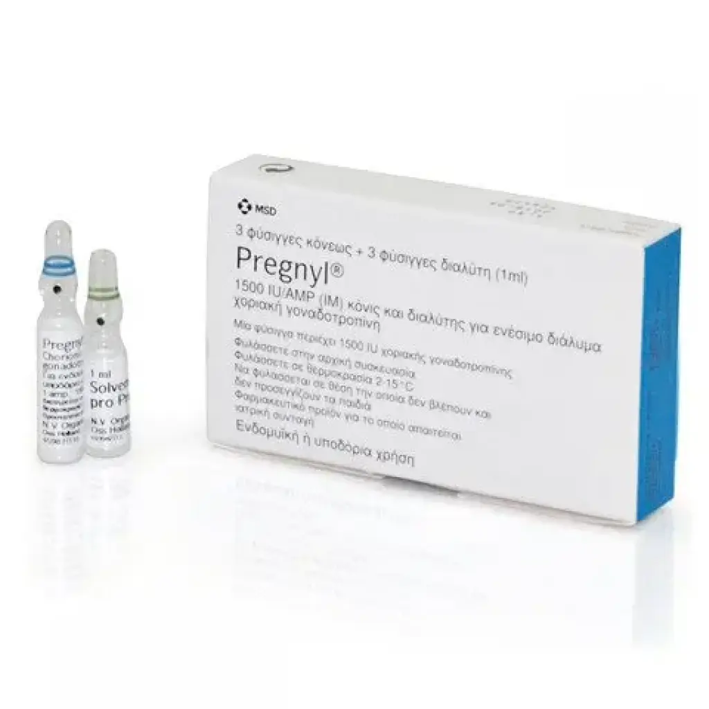 Pregnyl 1500 IU - Human Chorionic Gonadotropin by Organon Ilaclari, Turkey Pregnyl 1500 IU - Human Chorionic Gonadotropin by Organon Ilaclari, Turkey