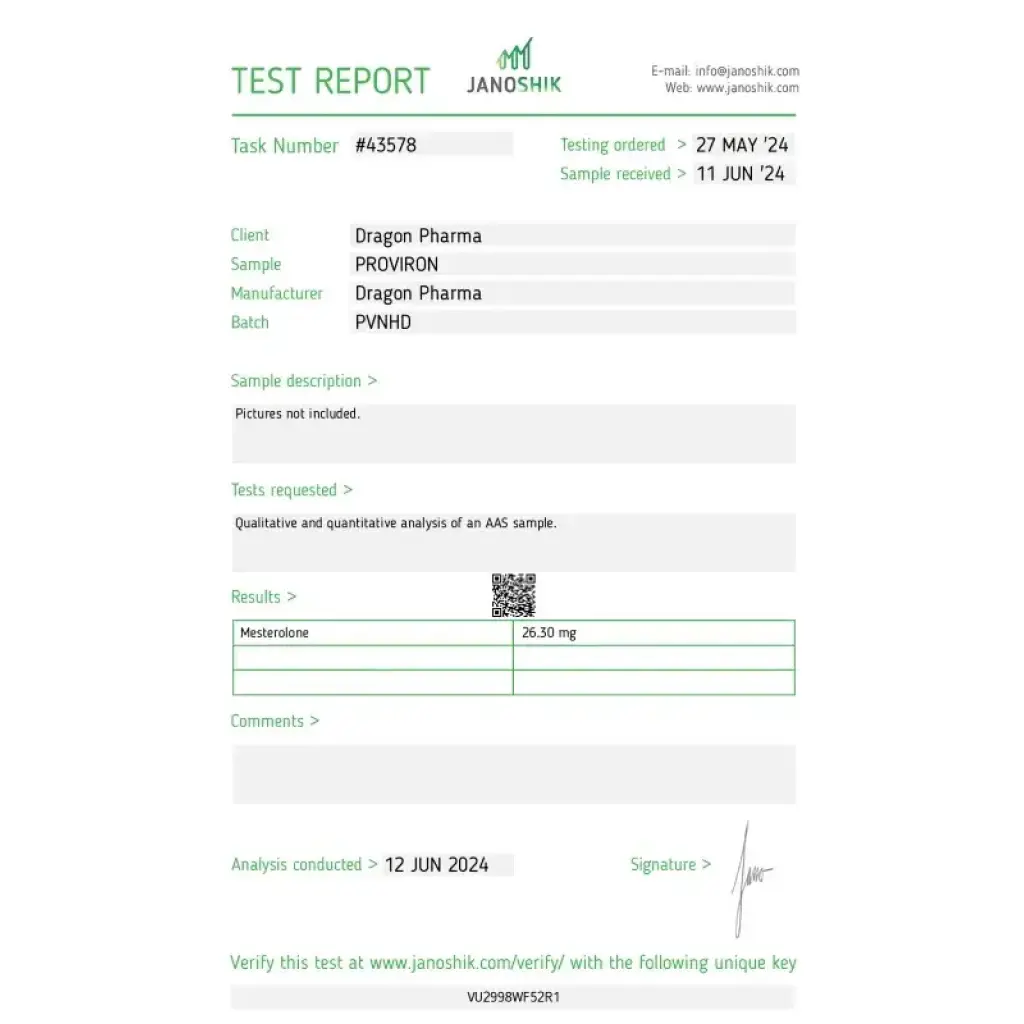 Proviron 20 mg - Mesterolone by Dragon Pharma, Europe Proviron 20 mg - Mesterolone by Dragon Pharma, Europe