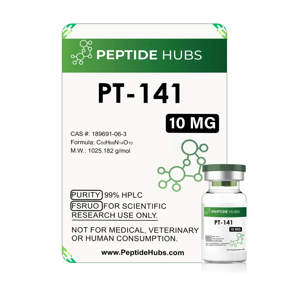 PT-141 10 mg - Bremelanotide by Peptide Hubs PT-141 10 mg - Bremelanotide by Peptide Hubs
