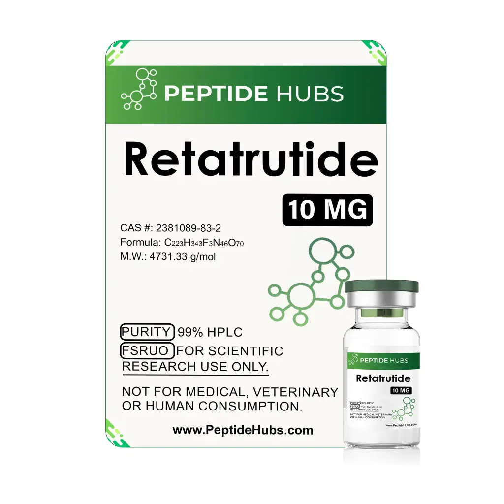 Retatrutide 10 mg - Retatrutide by Peptide Hubs Retatrutide 10 mg - Retatrutide by Peptide Hubs