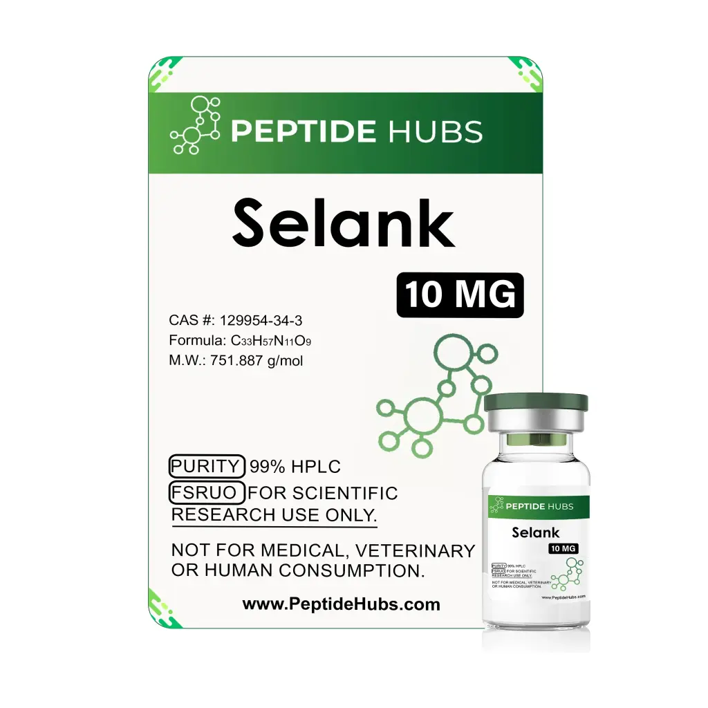 Selank 10 mg - Selank by Peptide Hubs