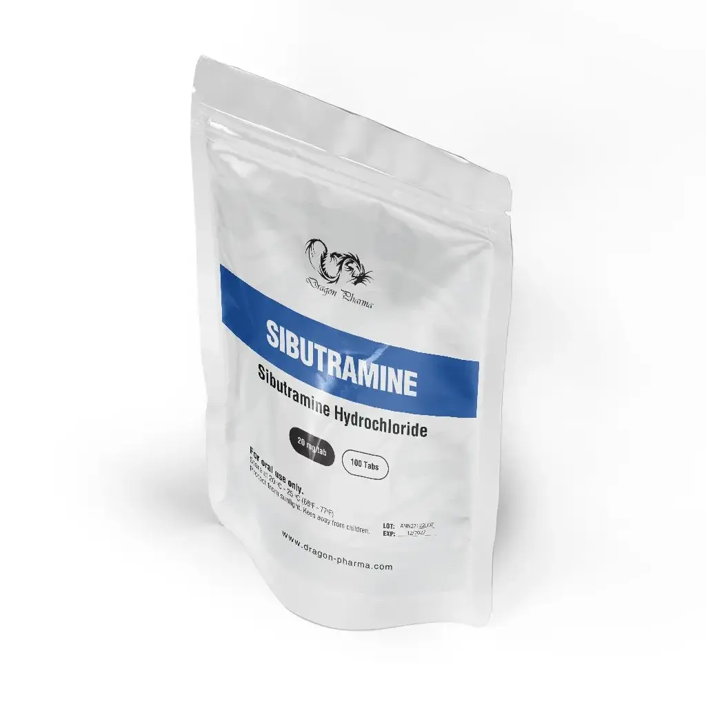 Sibutramine 20 mg - Sibutramine Hydrochloride by Dragon Pharma, Europe Sibutramine 20 mg - Sibutramine Hydrochloride by Dragon Pharma, Europe
