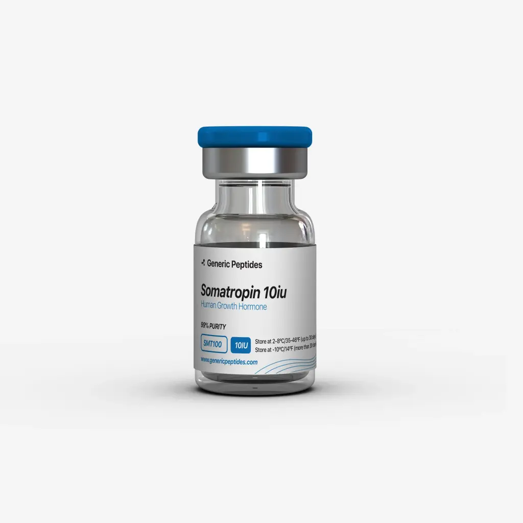Somatropin 100 IU - Human Growth Hormone by Generic Peptides Somatropin 100 IU - Human Growth Hormone by Generic Peptides