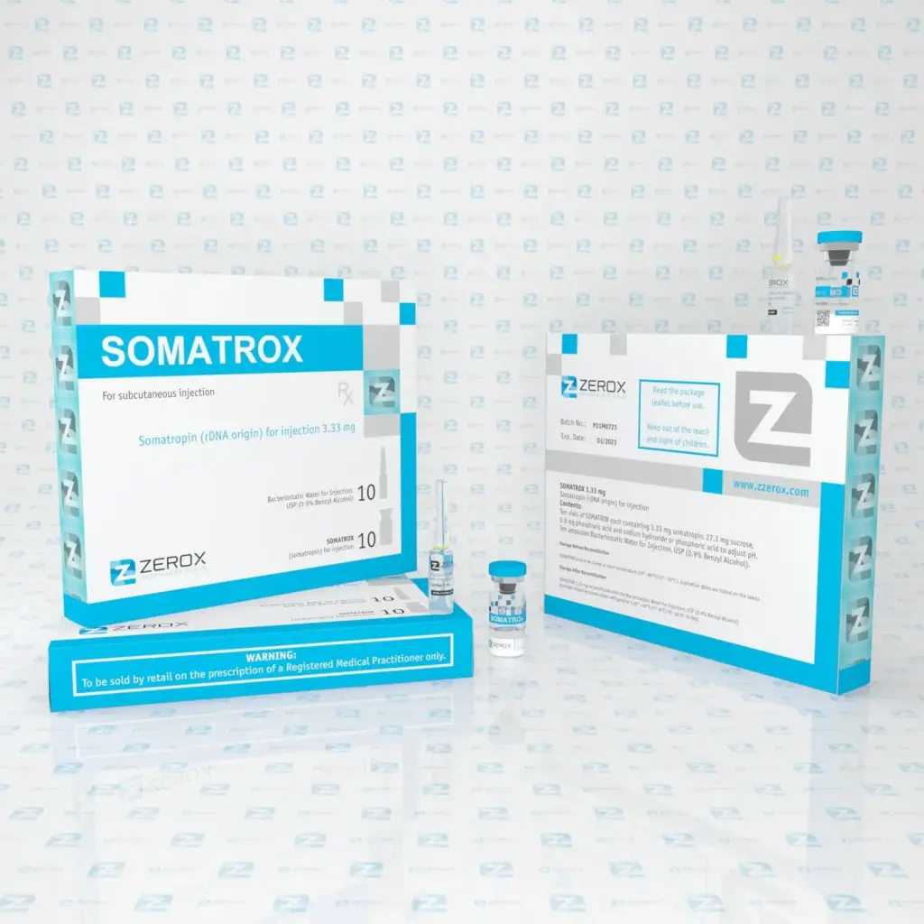Somatrox 10 IU - Somatropin by Zerox Pharmaceuticals Somatrox 10 IU - Somatropin by Zerox Pharmaceuticals