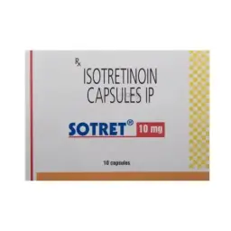 Sotret 10 mg - Isotretinoin by Sun Pharma, India