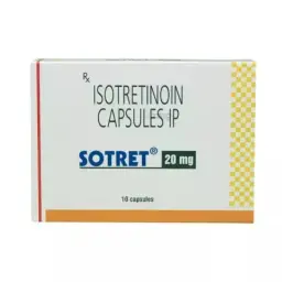 Sotret 20 mg - Isotretinoin by Sun Pharma, India