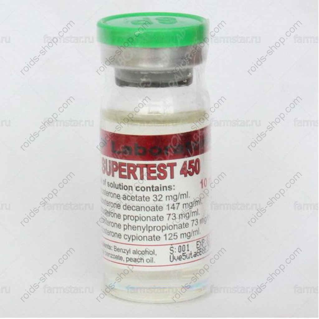 Supertest 450 - Testosterone Acetate,Testosterone Decanoate,Testosterone Propionate,Testosterone Phenylpropionate,Testosterone Cypionate by SP Laboratories Supertest 450 - Testosterone Acetate,Testosterone Decanoate,Testosterone Propionate,Testosterone Phenylpropionate,Testosterone Cypionate by SP Laboratories
