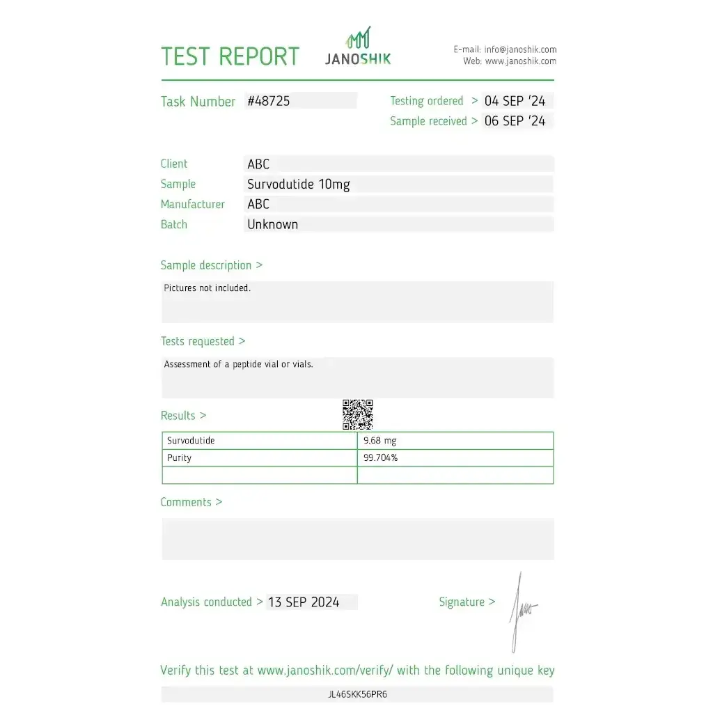 Survodutide 10 mg - Survodutide by Stealth Labs Survodutide 10 mg - Survodutide by Stealth Labs
