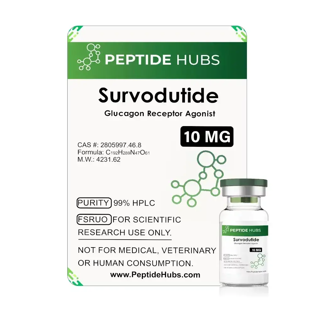 Survodutide 10 mg - Survodutide Glucagon Receptor Agonist by Peptide Hubs